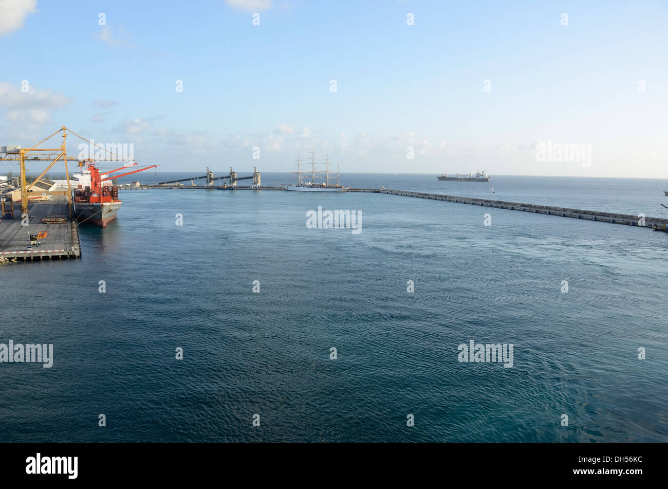 Puerto de Cruceros de Bridgetown en Barbados. Foto de stock
