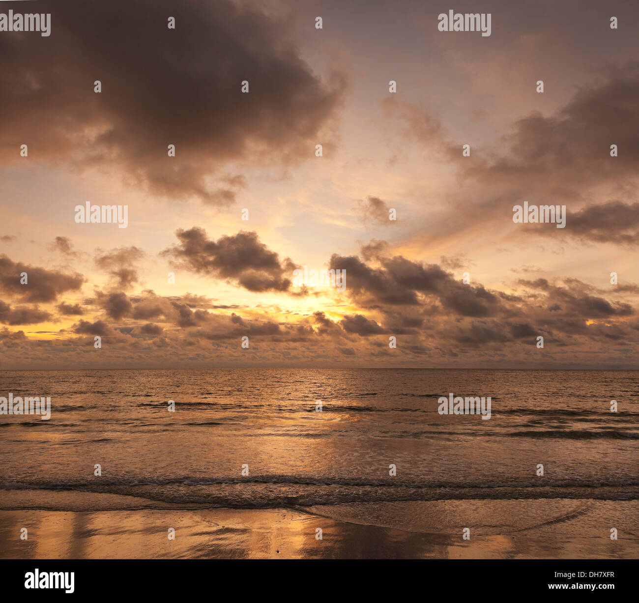 Sunset Beach, Pulau Pangkor, Malasia Foto de stock
