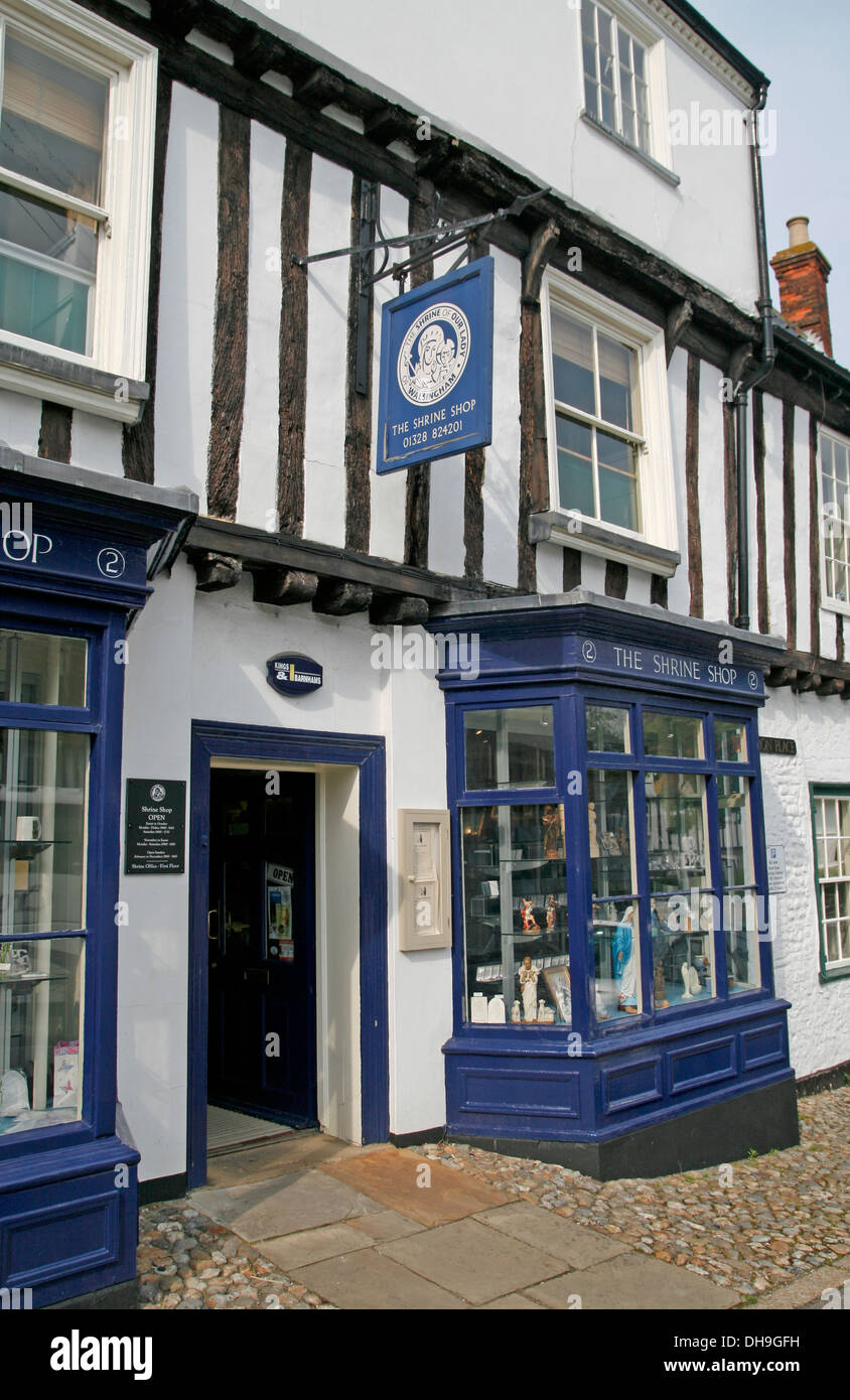 El Santuario Shop poco Walsingham, Norfolk Inglaterra Foto de stock