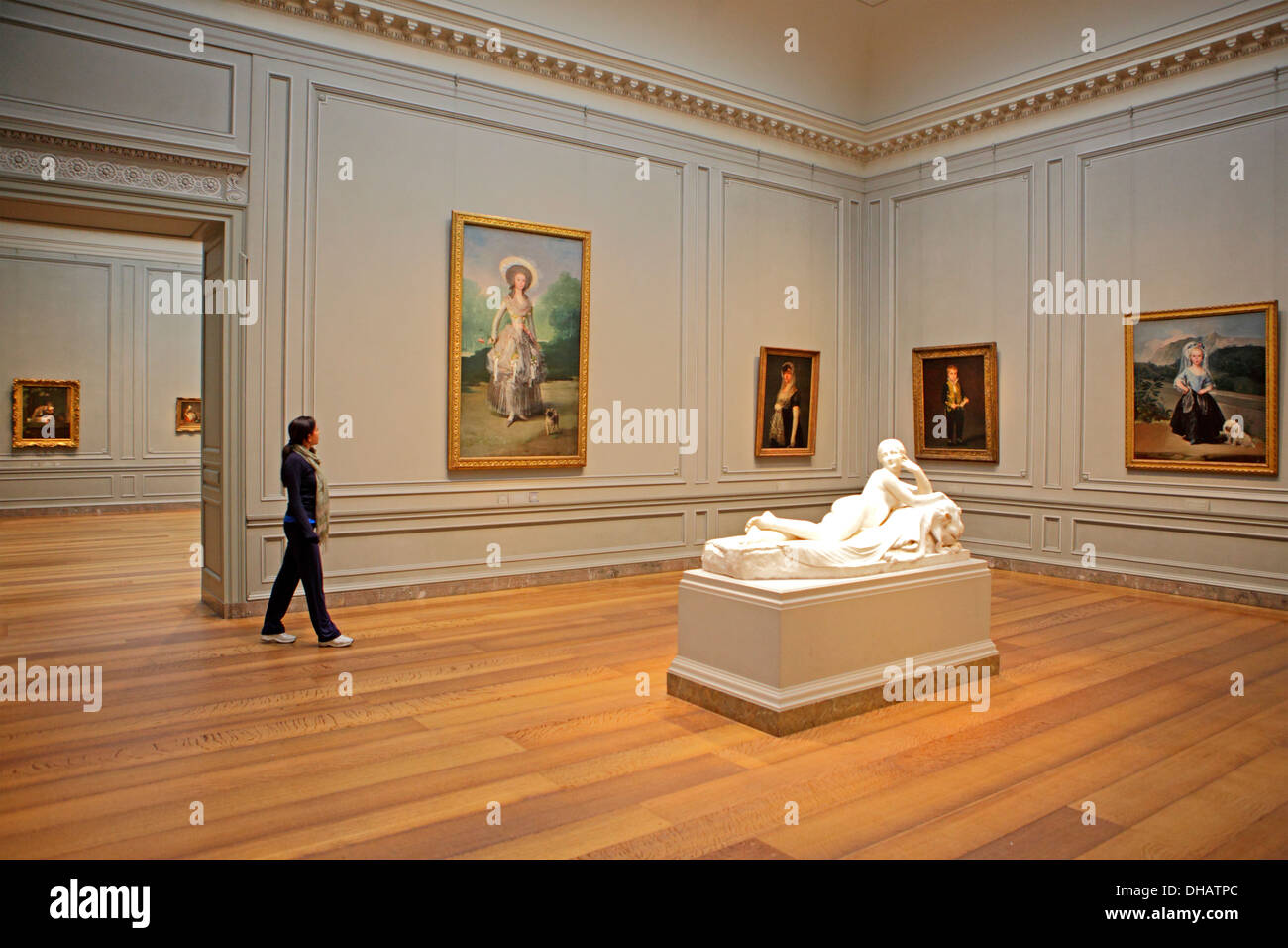 Las pinturas de Goya en la Galería Nacional de Arte, Washington, D.C., EE.UU. Foto de stock