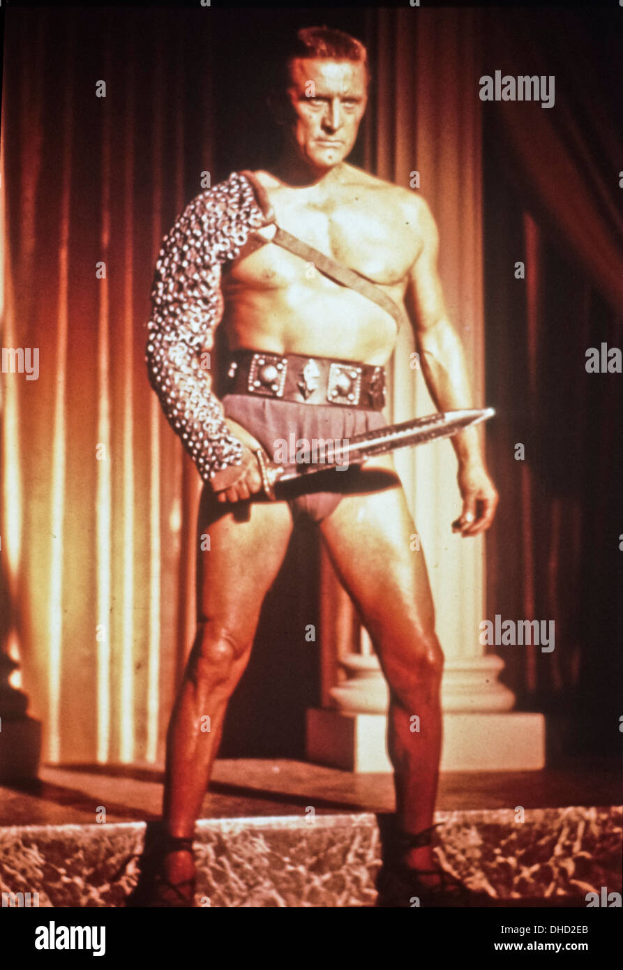 Kirk Douglas,'spartacus' Foto de stock