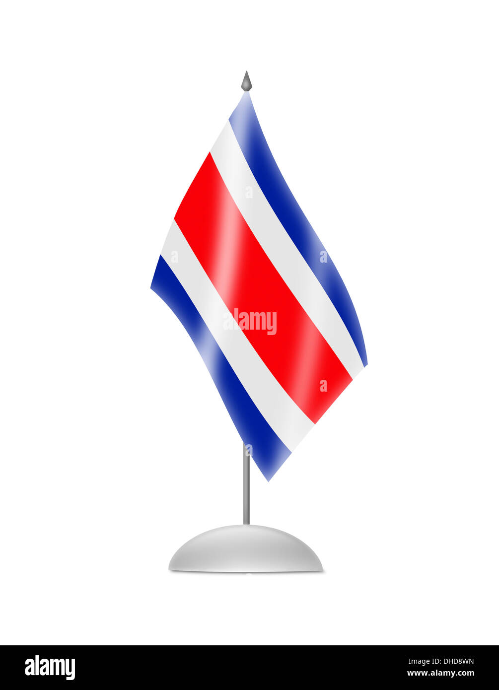 La bandera de Costa Rica Fotografía de stock Alamy