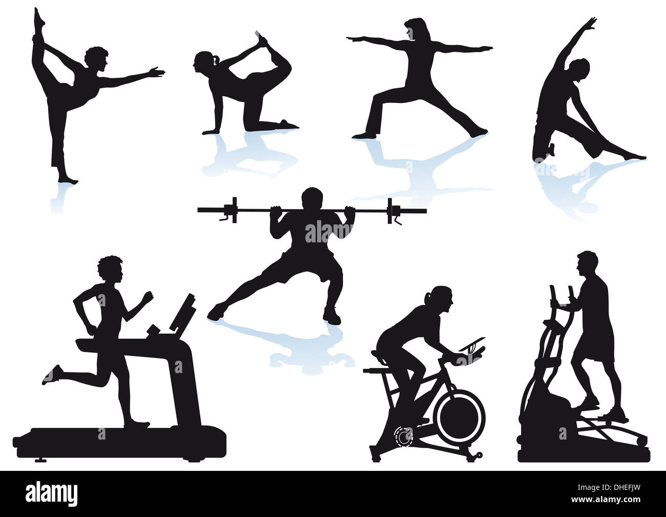 Deportes fitness Foto de stock