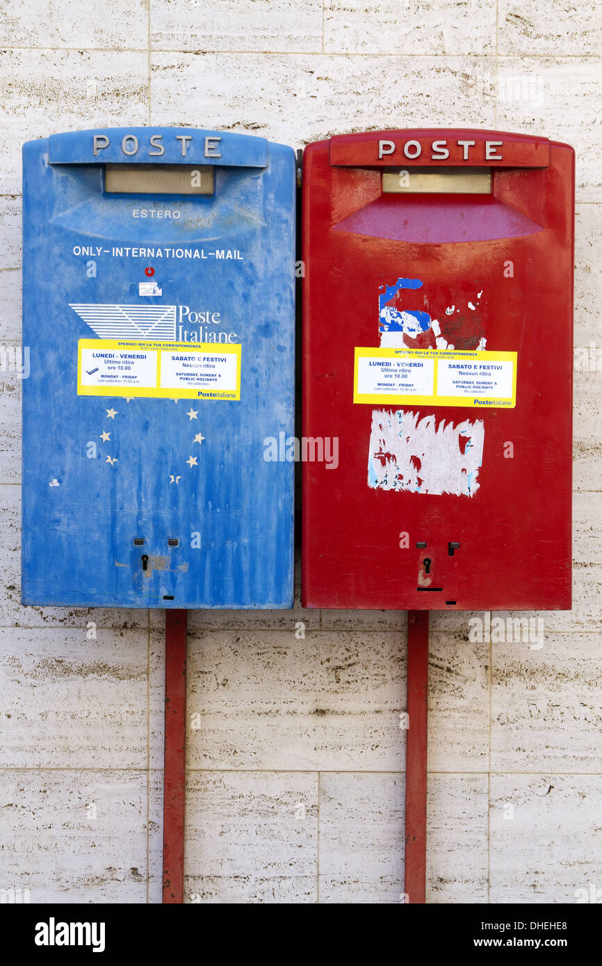 Buzones de correo Foto de stock