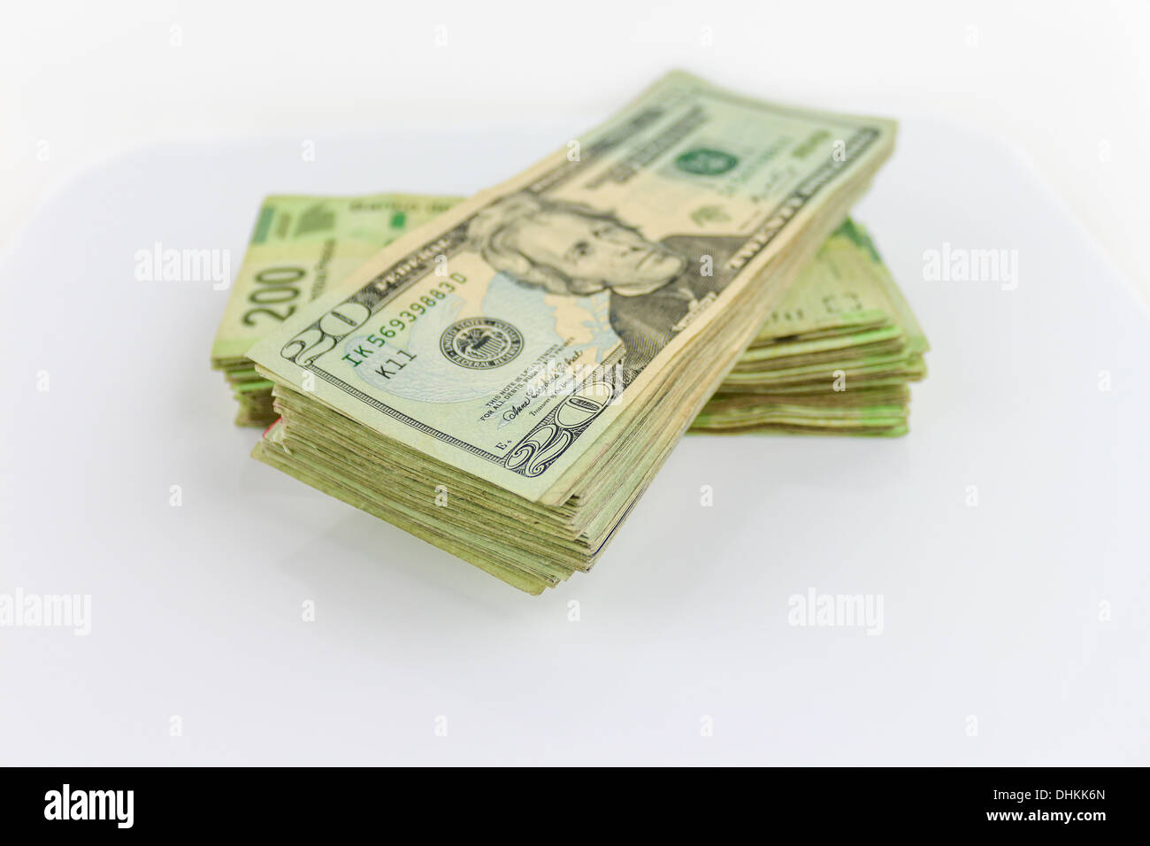 Stack us 20 dollar bills fotografías e imágenes de alta resolución - Alamy