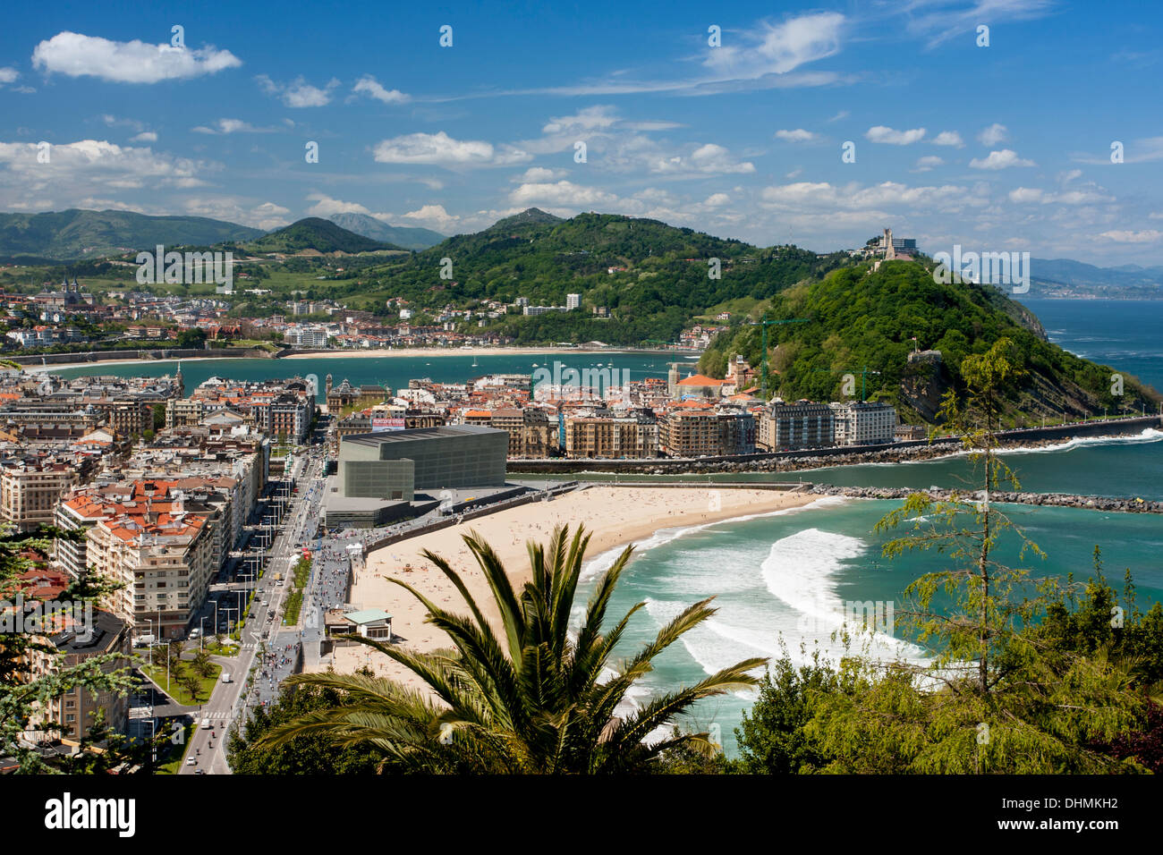 Vista panorámica de Donostia - San Sebastián, País Vasco Fotografía de  stock - Alamy