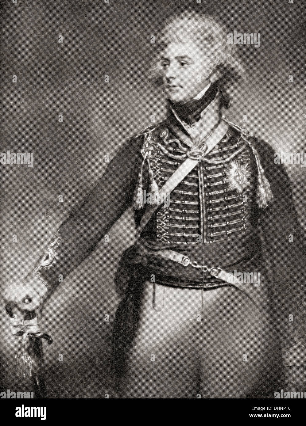 George, Príncipe de Gales, más tarde Jorge IV, 1762 - 1830, de 36 años de edad. Foto de stock