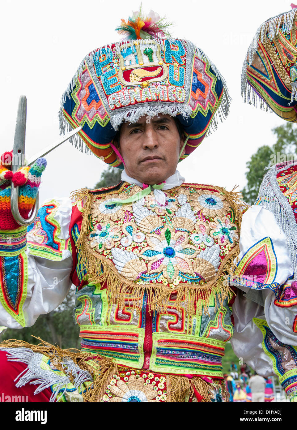 Danzantes de Tijeras (danzantes de tijeras ). patrimonio cultural  inmaterial por la UNESCO. En el Perú Fotografía de stock - Alamy
