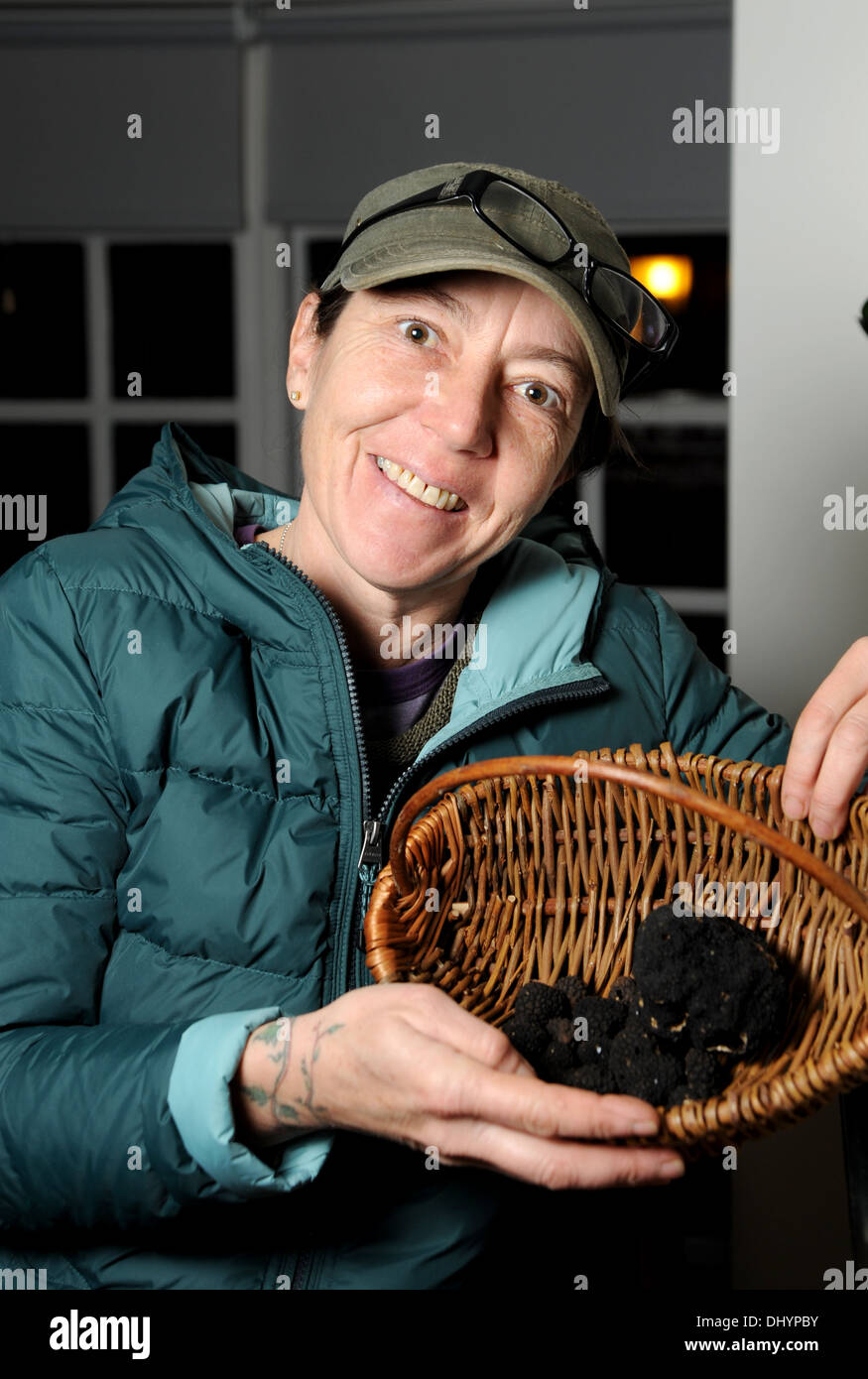 Truffle Hunter Melissa Waddingham de Horsham en Sussex ha encontrado