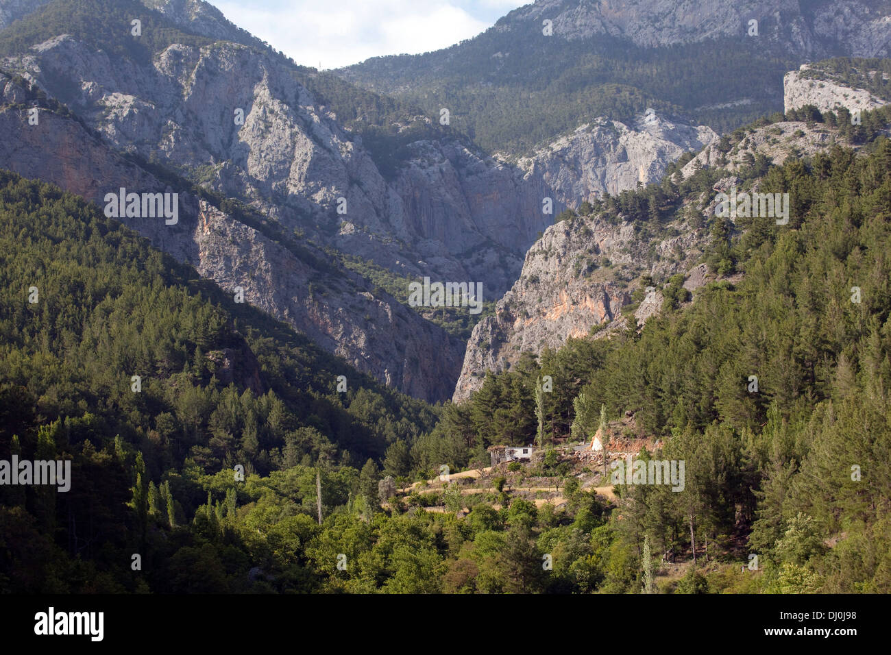 Vista panorámica del cañón Sapadere Alanya Antalya Turquía Foto de stock