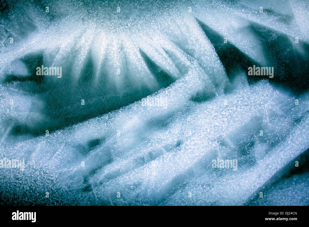 Patrón de hielo del mar Foto de stock