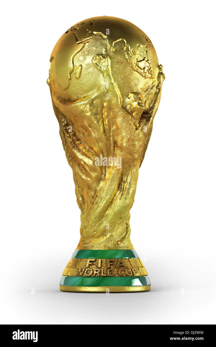 Trofeo de la Copa Mundial - Delantero Fotografía de stock - Alamy