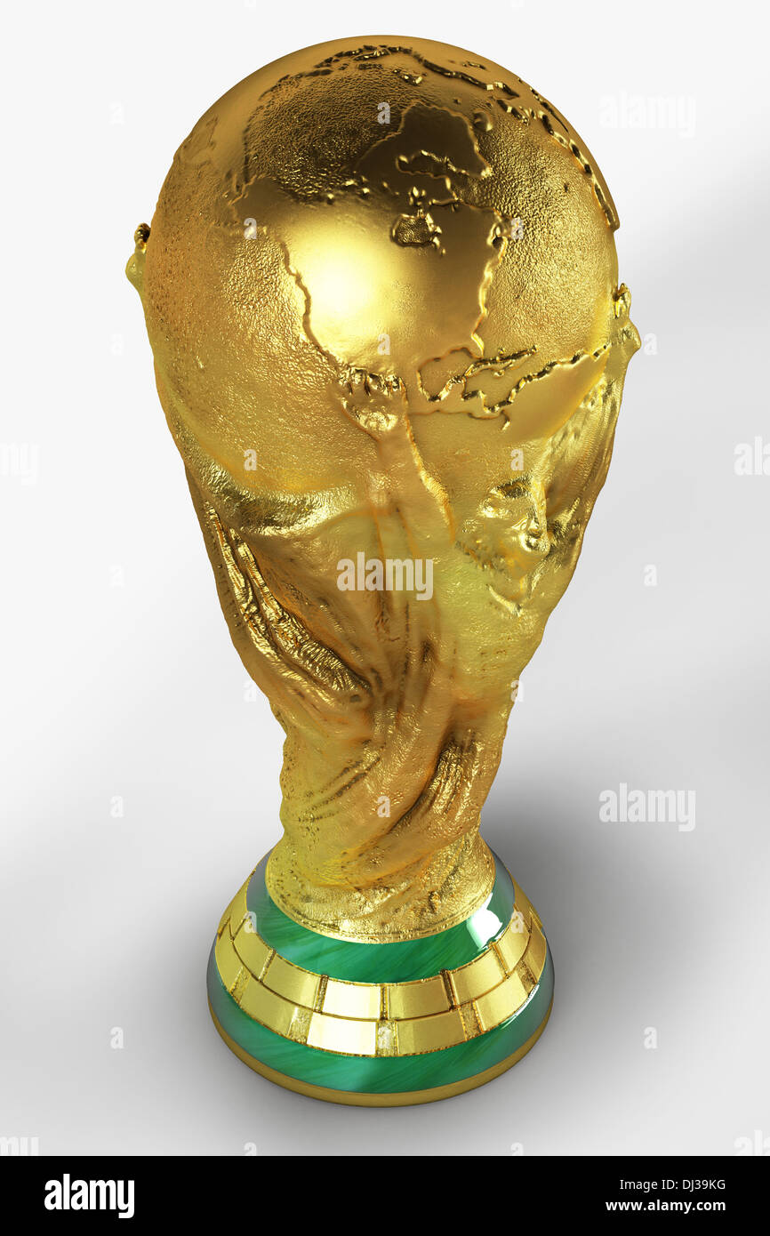 Trofeo de la Copa Mundial - Arriba Fotografía de stock - Alamy