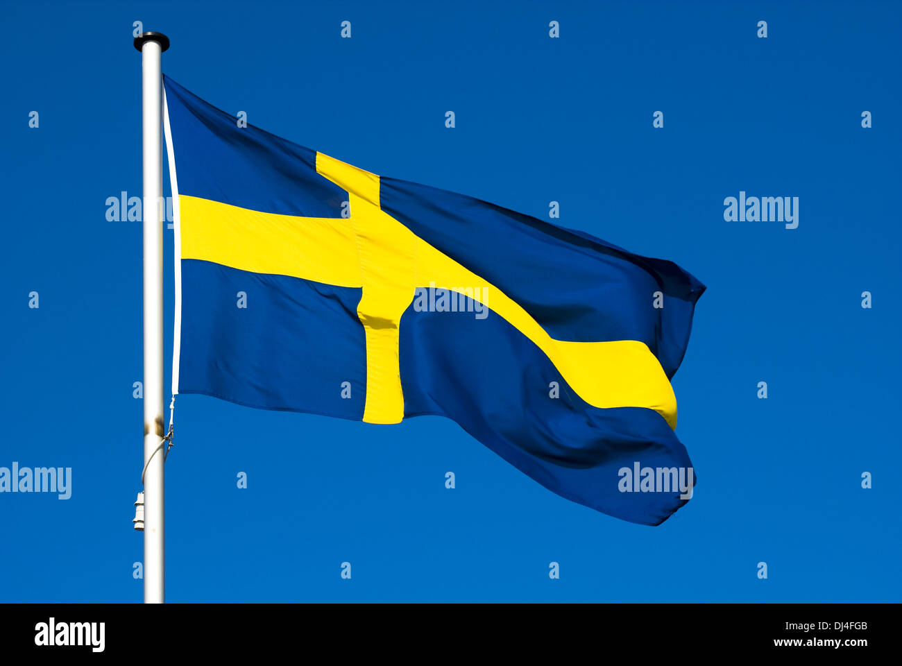 Bandera sueca Foto de stock