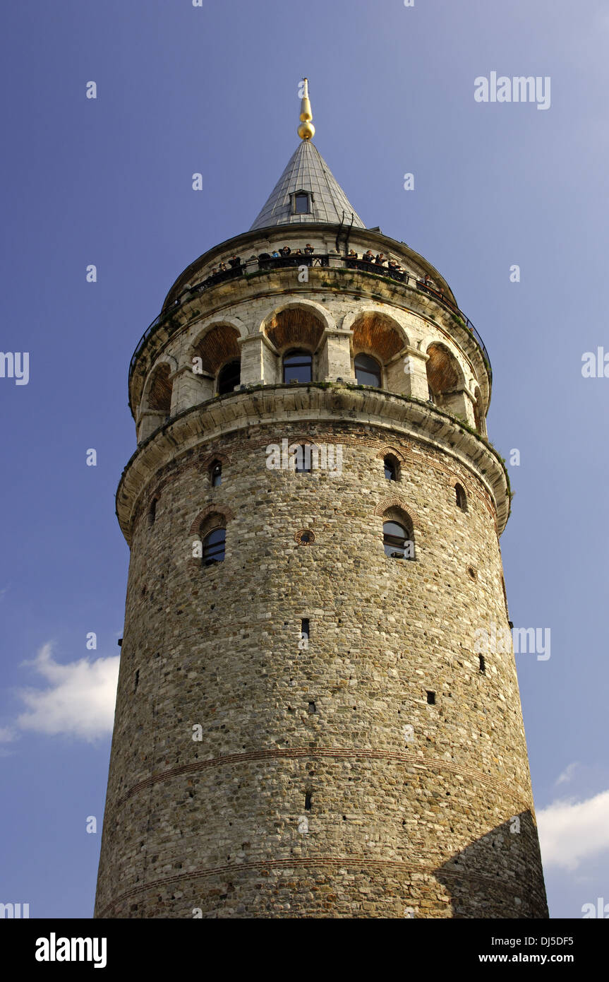 Torre de Galata, Estambul, Turquía Foto de stock