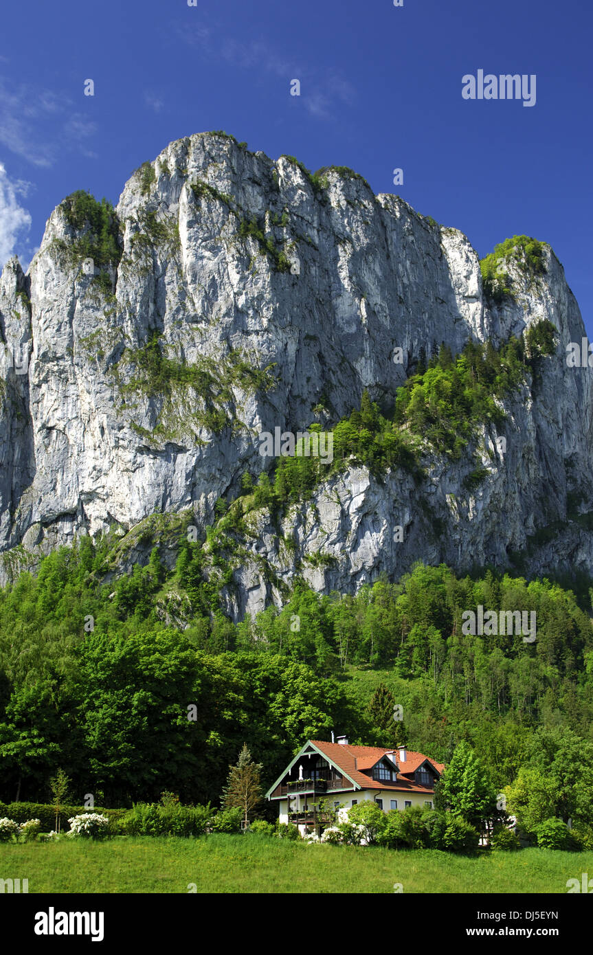 Drake Rock, Salzkammergut, Austria Foto de stock