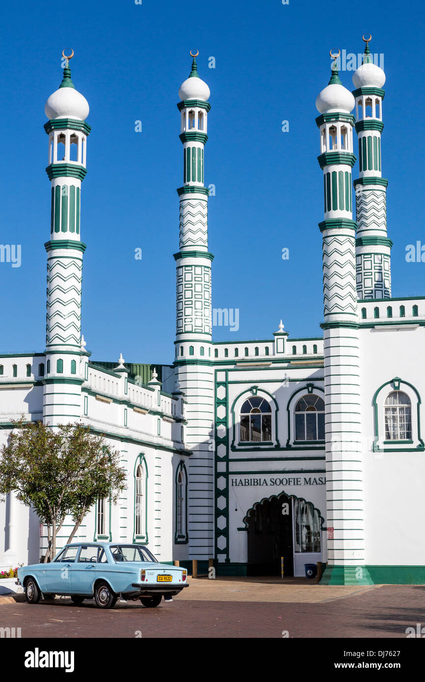 Sudáfrica. Mezquita Soofi Habibia, Athlone, Rylands Estate, un suburbio de Ciudad del Cabo. Foto de stock