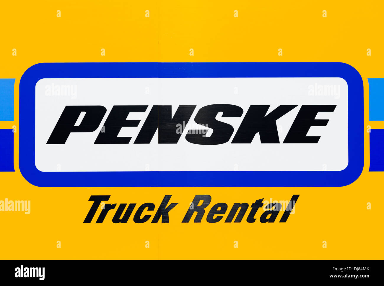Alquiler de camiones Penske, Florida, EE.UU. Foto de stock