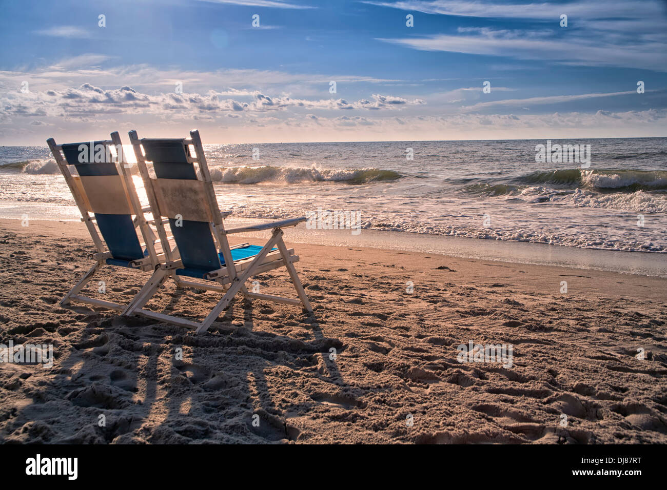 Playa en Myrtle Beach, Carolina del Sur Foto de stock