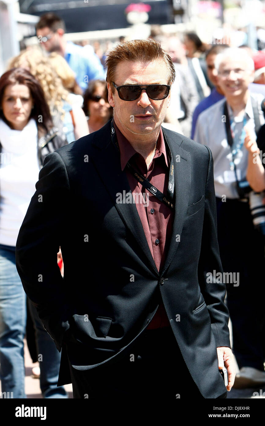Alec Baldwin en la Croisette durante la 65ª edición del Festival de Cine de Cannes. Cannes, Francia - 19.05.12 Foto de stock
