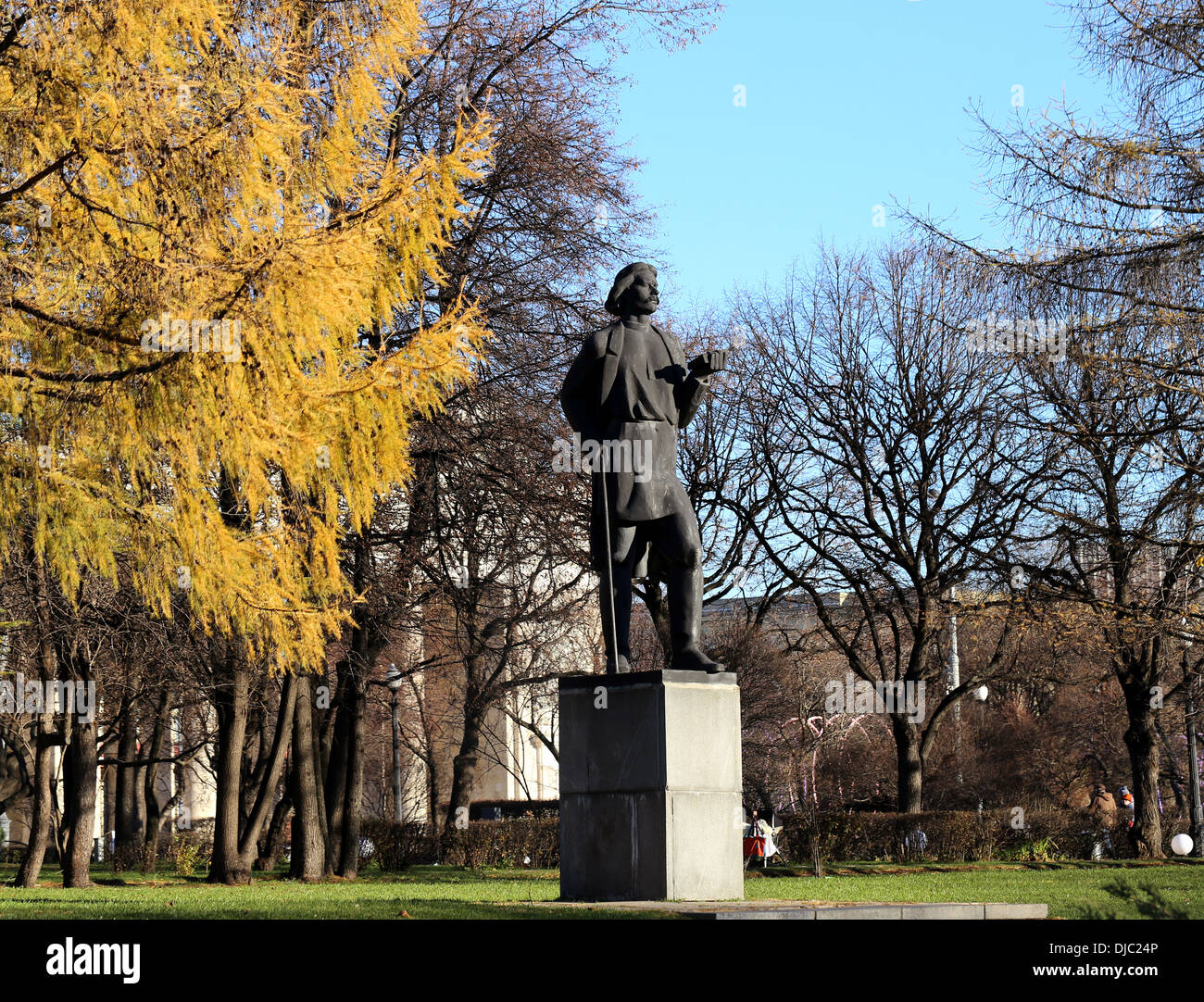 Monumento a Maxim Gorki Foto de stock
