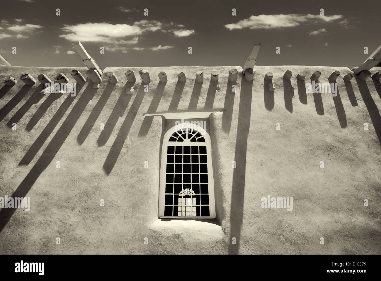 San Francisco de Asis Iglesia Católica. Taos de Nuevo México Foto de stock