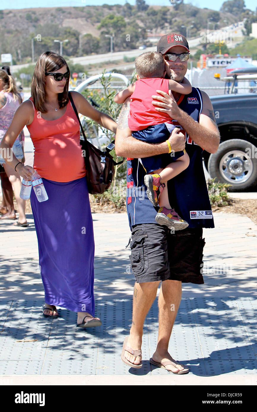 Siri Pinter, Carson Daly y Jackson James Carson Daly Daly llegar a un