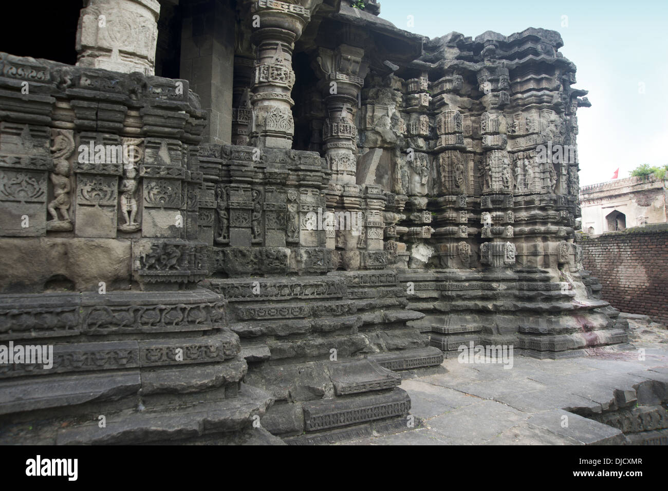 Anwa templo de Shiva. General-View. Aurangabad, Maharashtra, India Foto de stock