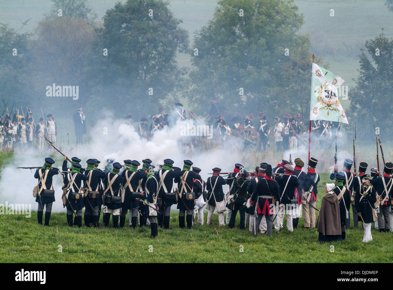 Batalla de Jena en 1806, el histórico campo de batalla, batalla re