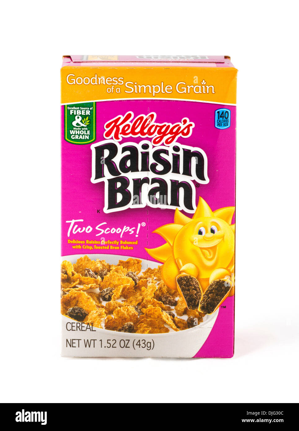 El pequeño paquete de Kellogg's Raisin Bran desde una gran variedad de