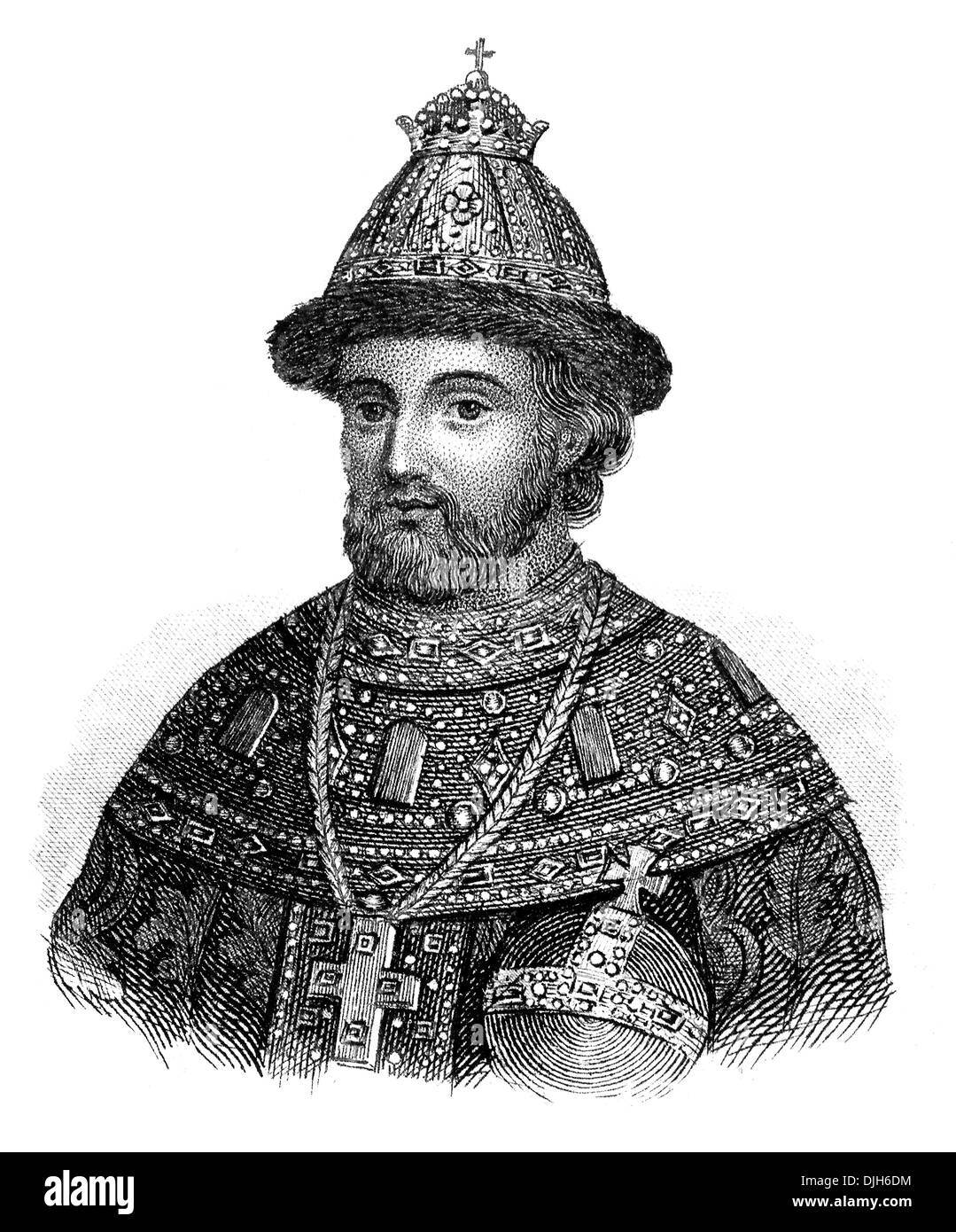 Zar de rusia y primer emperador del imperio ruso Imágenes de stock en