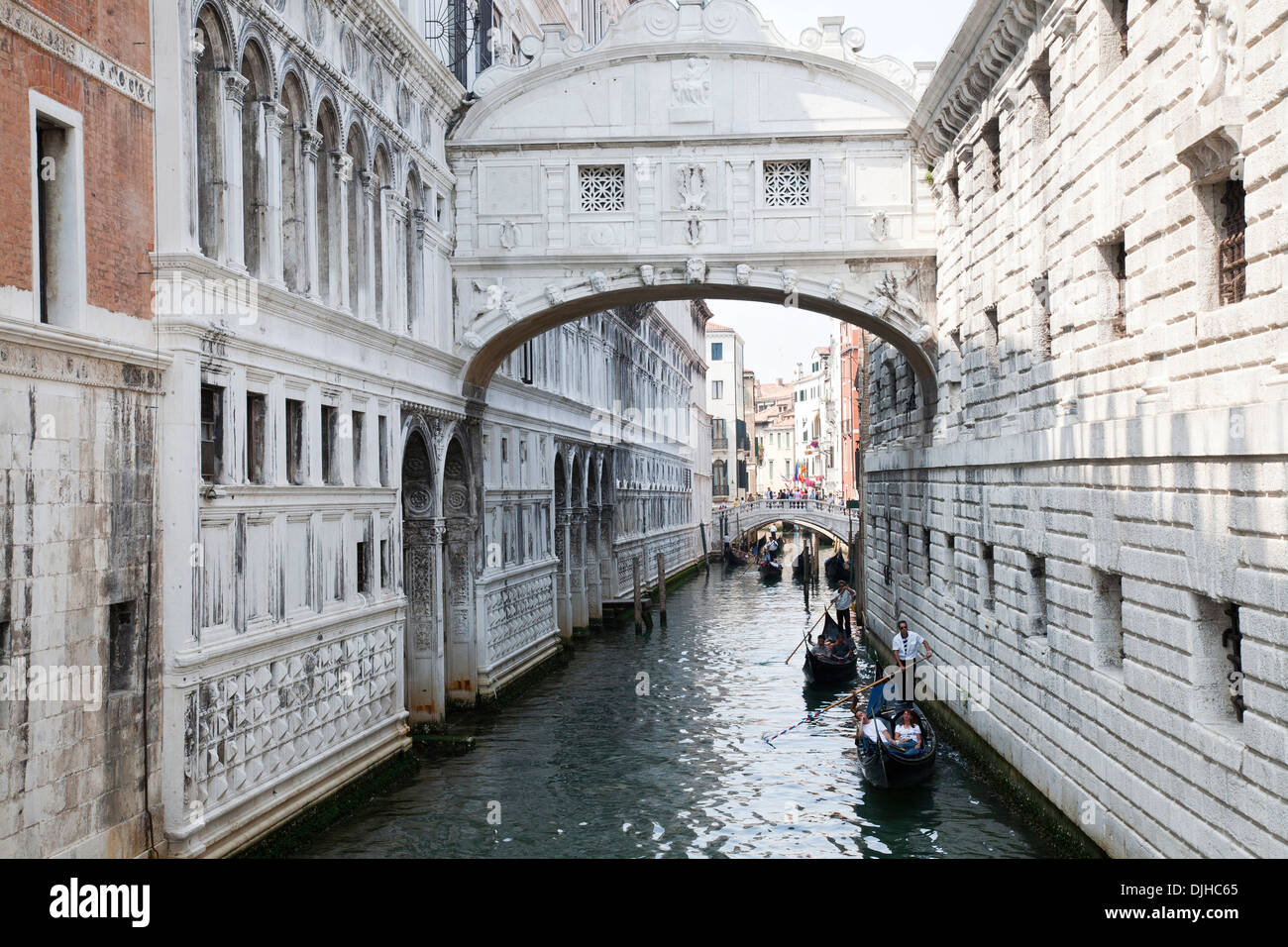 Puente de los suspiros, Venecia, Véneto, Italia, Europa Foto de stock