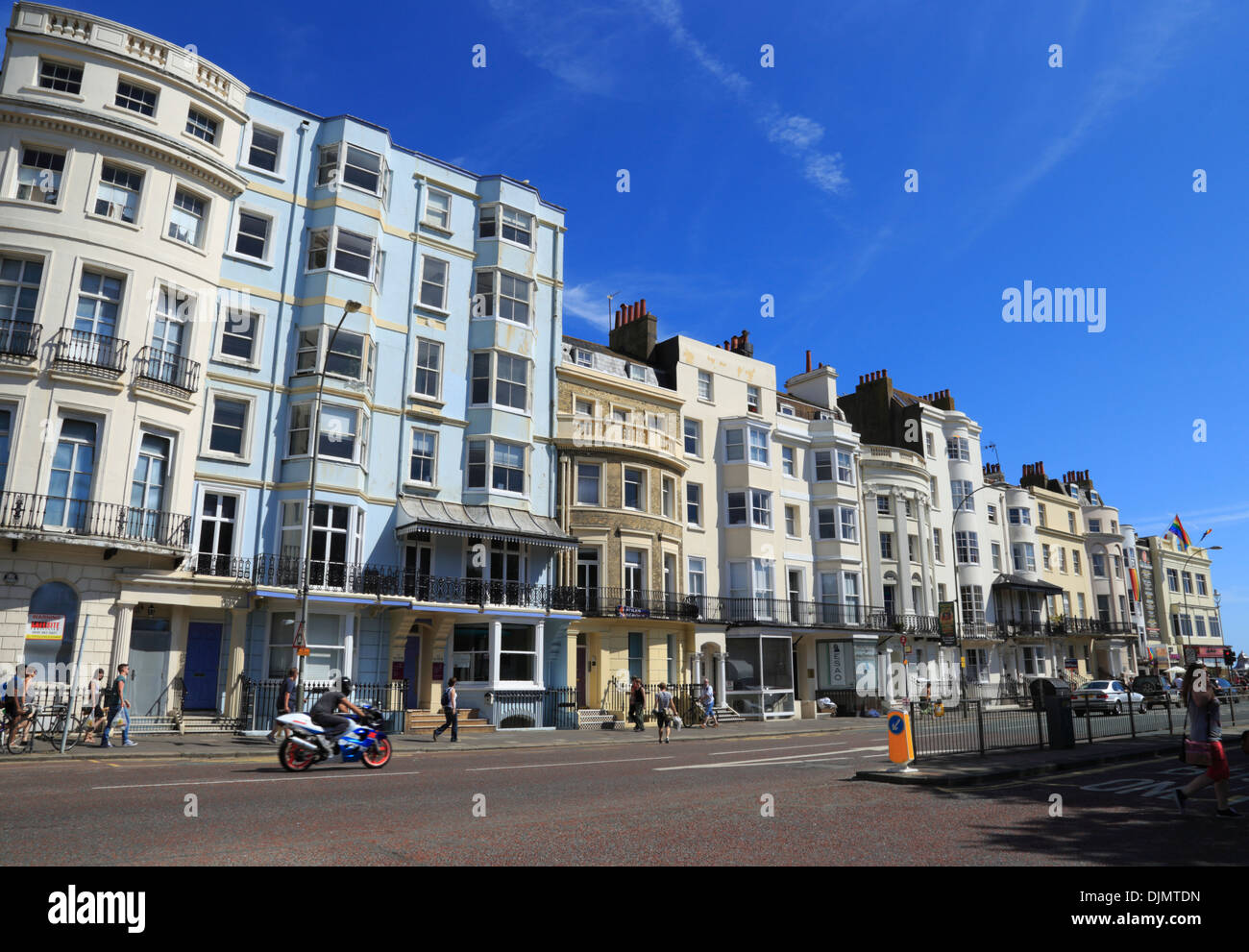 El Old Steine avenida en Brighton, East Sussex, Reino Unido Foto de stock