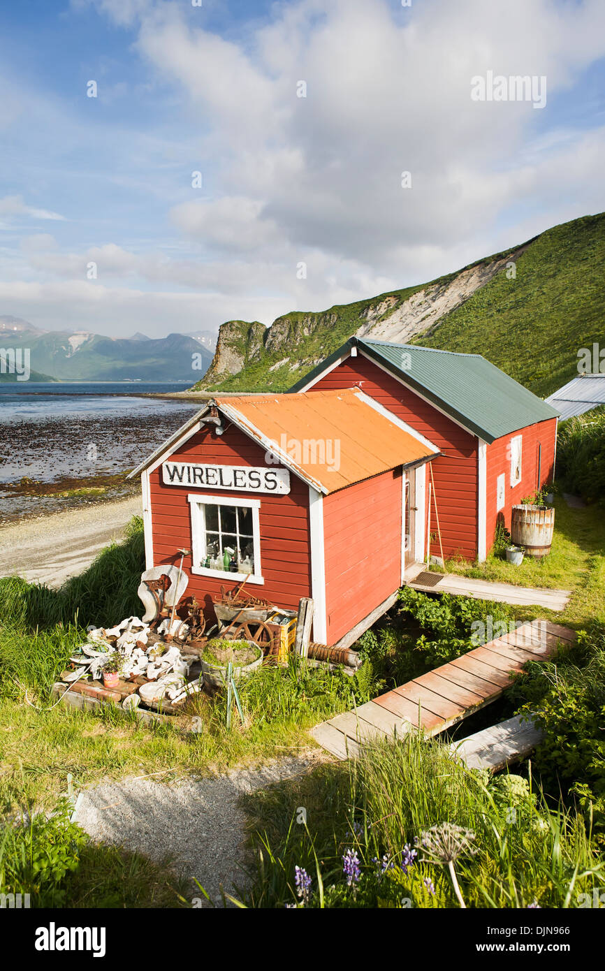 La familia Laukitis Fish Camp y Home en el extremo más occidental de la