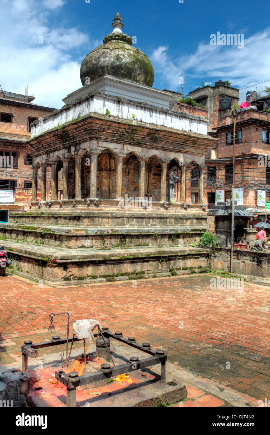 Templo hindú, Patan, Lalitpur, Nepal Foto de stock