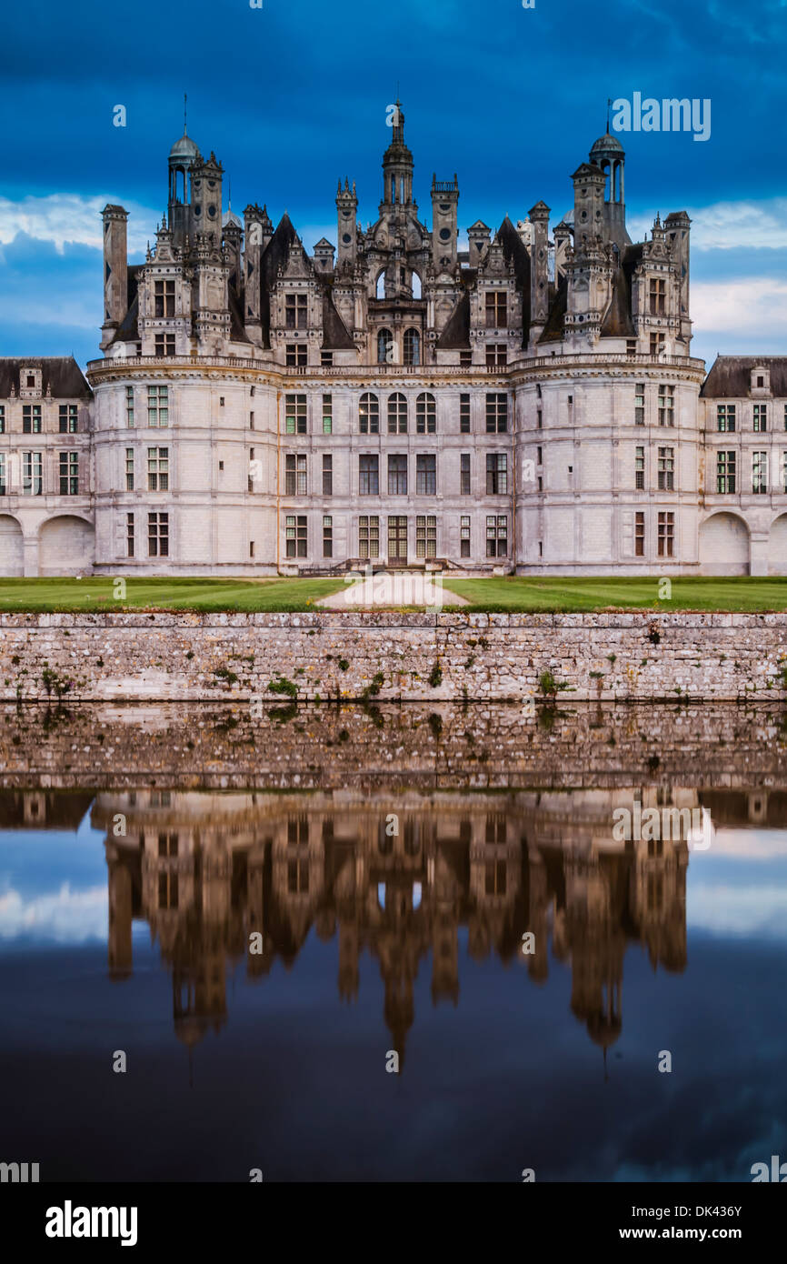 Château de Chambord, Valle del Loira, Centro Francia Foto de stock