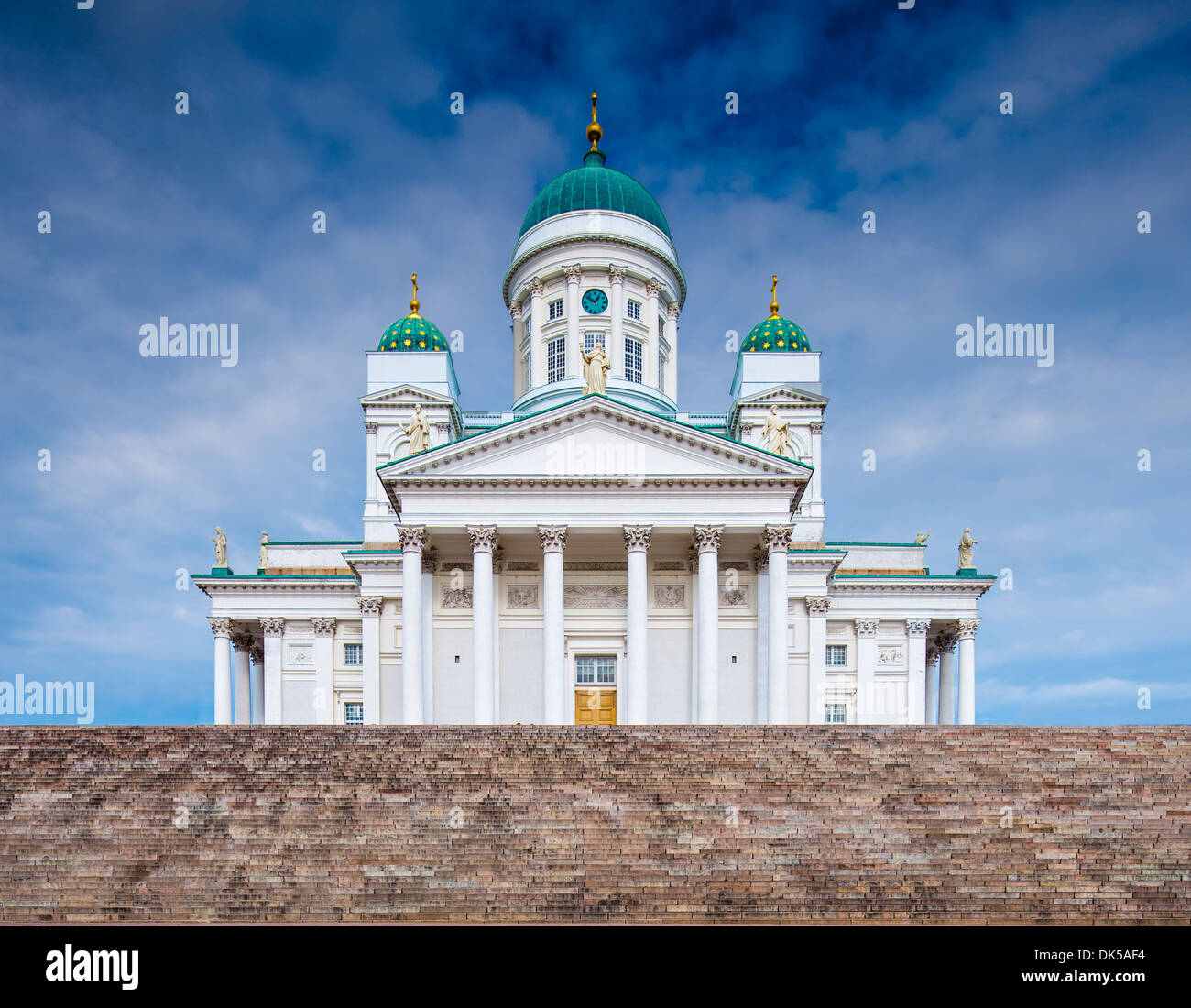 En Helskini Catedral de Helsinki, Finlandia. Foto de stock