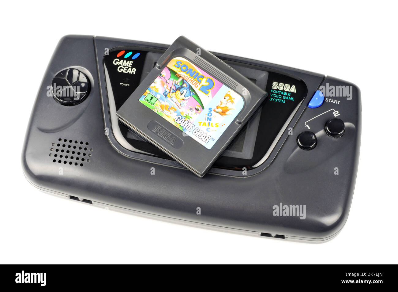 Sega Game Gear sistema de videojuegos portátil desde la década de los 90 Foto de stock