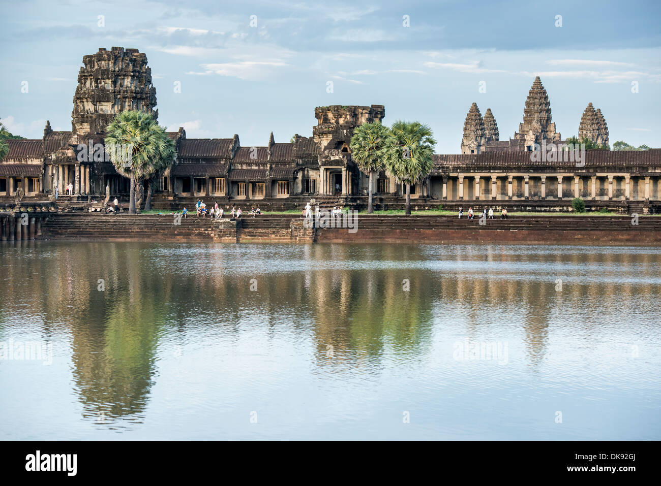 Paisaje de Angkor Wat, Siem Reap, Camboya Foto de stock
