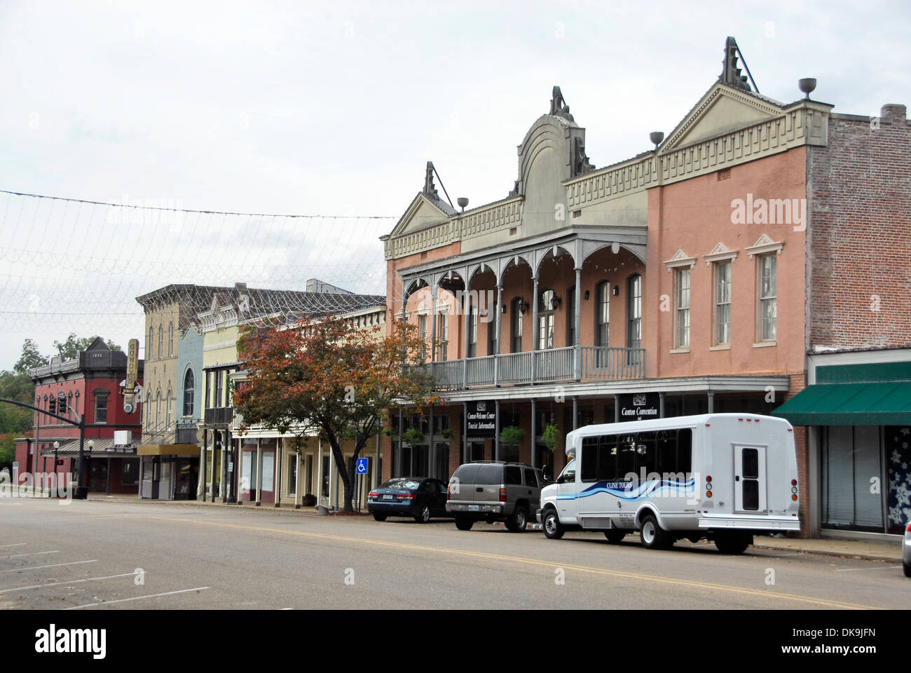 Cantón es la película capital de Mississippi con un museo que contiene la película movie sets y accesorios Foto de stock