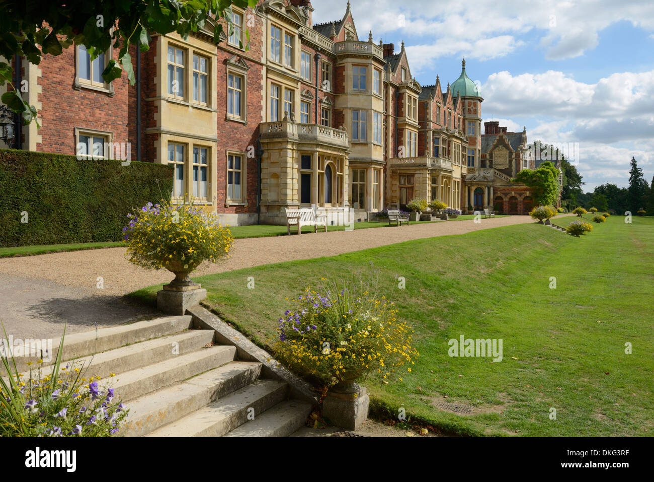 Casa Sandringham, Sandringham Estate, Norfolk, Inglaterra, Reino Unido, Europa Foto de stock