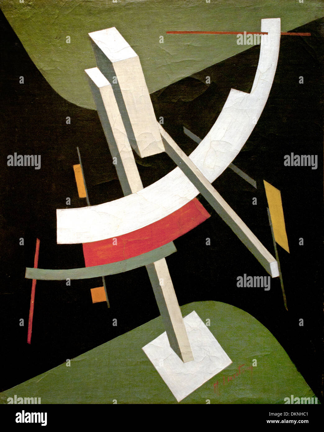 Composición Suprematist Proun 1921 Lissitzky 1890-1941 Federación de Rusia Foto de stock