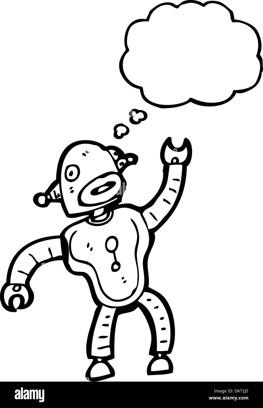 Dancing robot Imágenes de stock en blanco y negro - Alamy