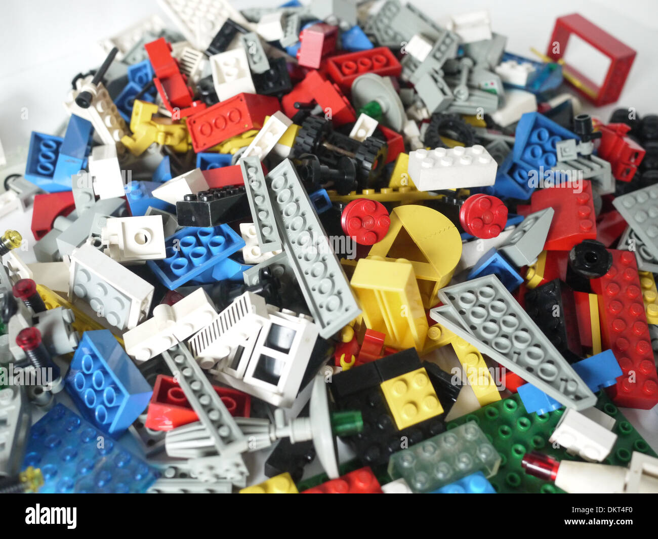 Los bloques Lego aleatorio Foto de stock