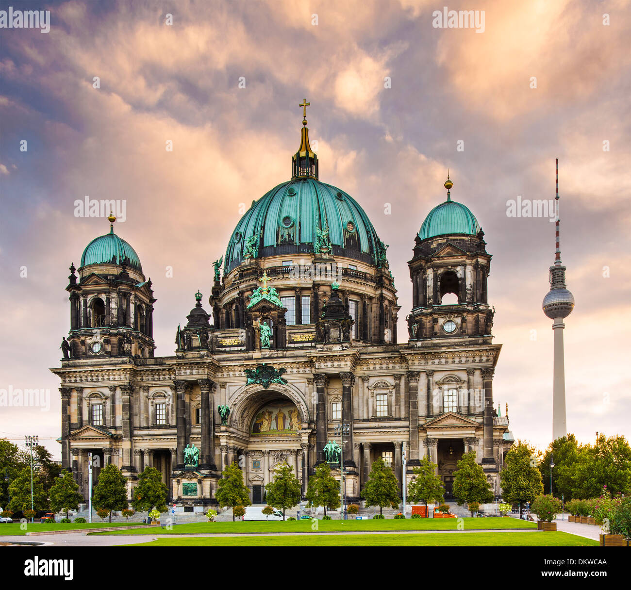 Catedral de Berlín, Alemania. Foto de stock