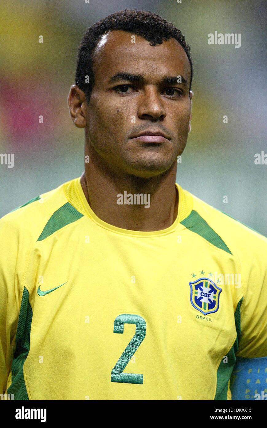 Abril 19, 1942 - BRASIL V BÉLGICA - CAFU.Brasil..BRASIL V  BELGIUM.17/06/2002.DI3761.K47872.WORLD CUP 2006 PREWIEW.(Credit Image: ©  Globe Photos/ZUMAPRESS.com Fotografía de stock - Alamy
