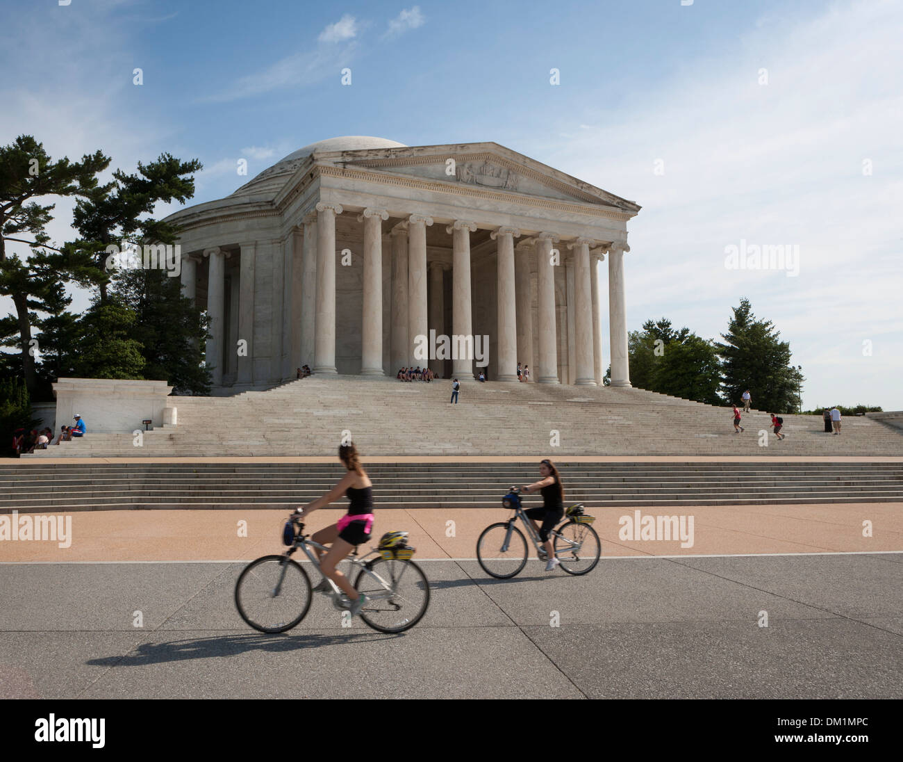 El Jefferson Memorial en Washington DC. Foto de stock