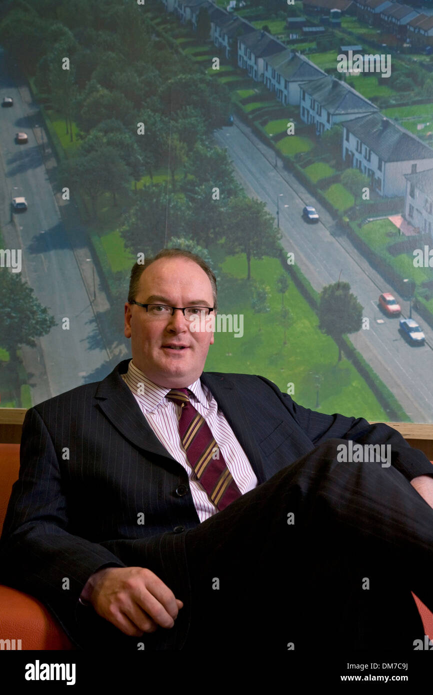Martin Armstrong. Ex Director ejecutivo de la Asociación de Vivienda de Glasgow ahora jefe ejecutivo de Wheatley Grupo. Foto de stock