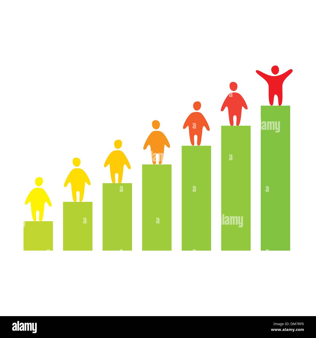 Liderazgo de progreso Imágenes vectoriales de stock Alamy