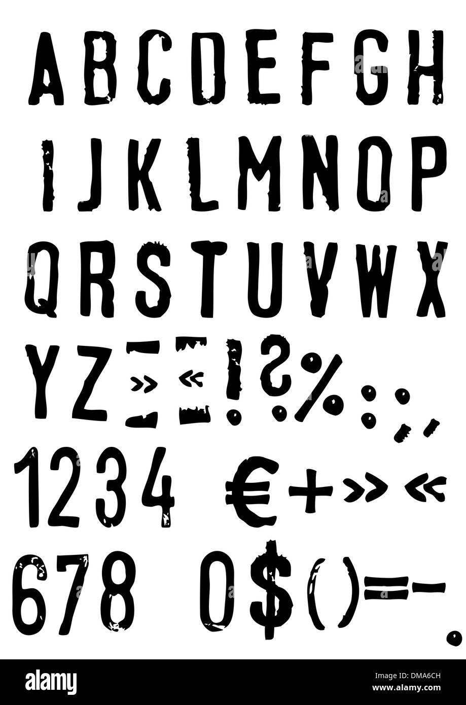 Alfabetos Grandes- Colorbok - Blanco y Negro
